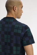 Fred Perry Black Watch Tartan T-Shirt