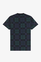 Fred Perry Black Watch Tartan T-Shirt