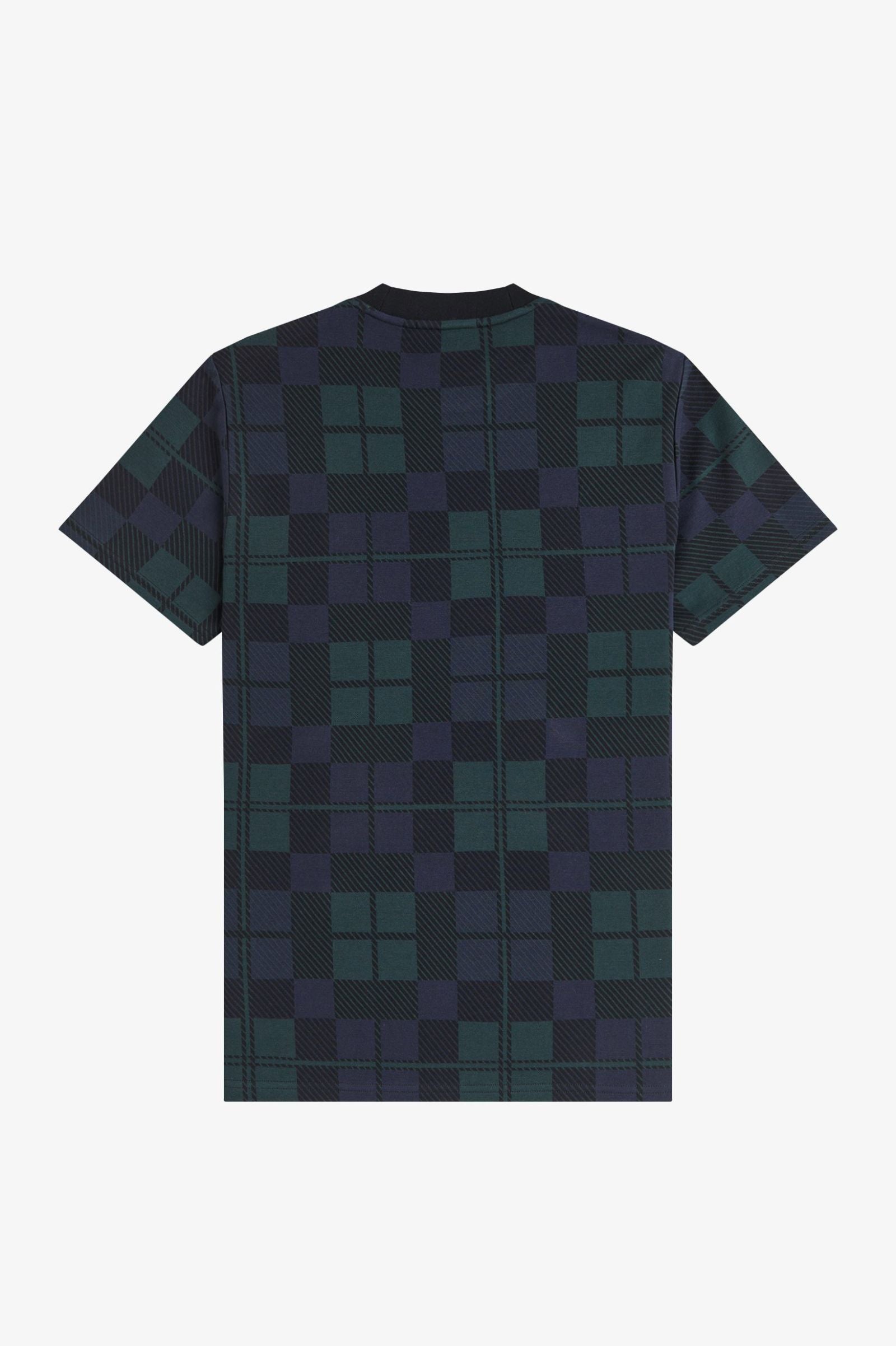 Fred Perry Black Watch Tartan T-Shirt