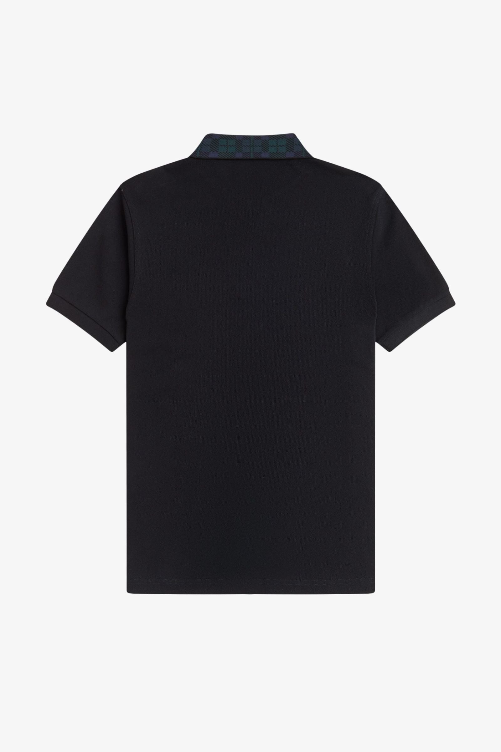 Fred Perry Black Watch Tartan Collar Polo M1762
