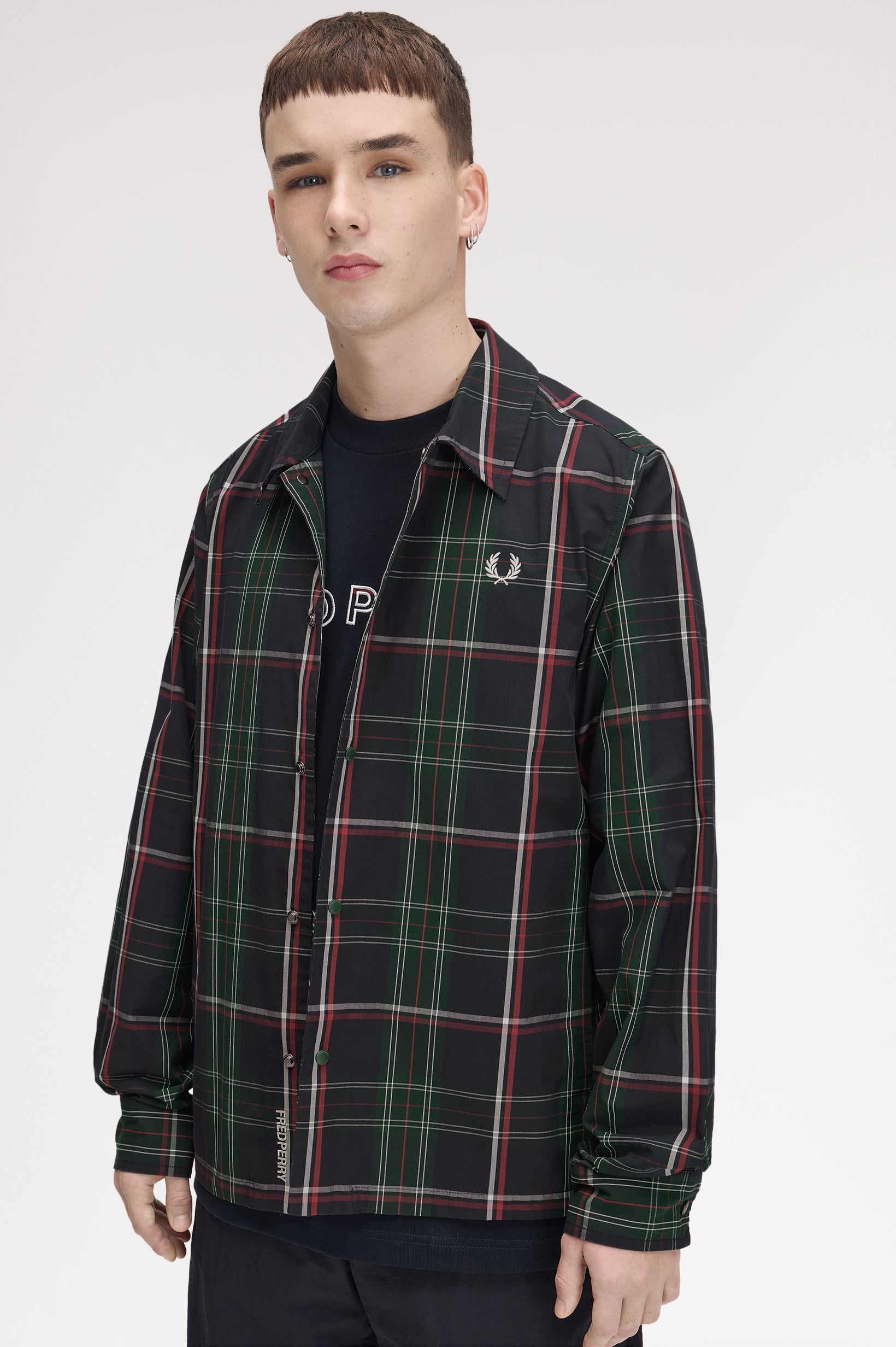 Fred Perry Tartan Overshirt M3466