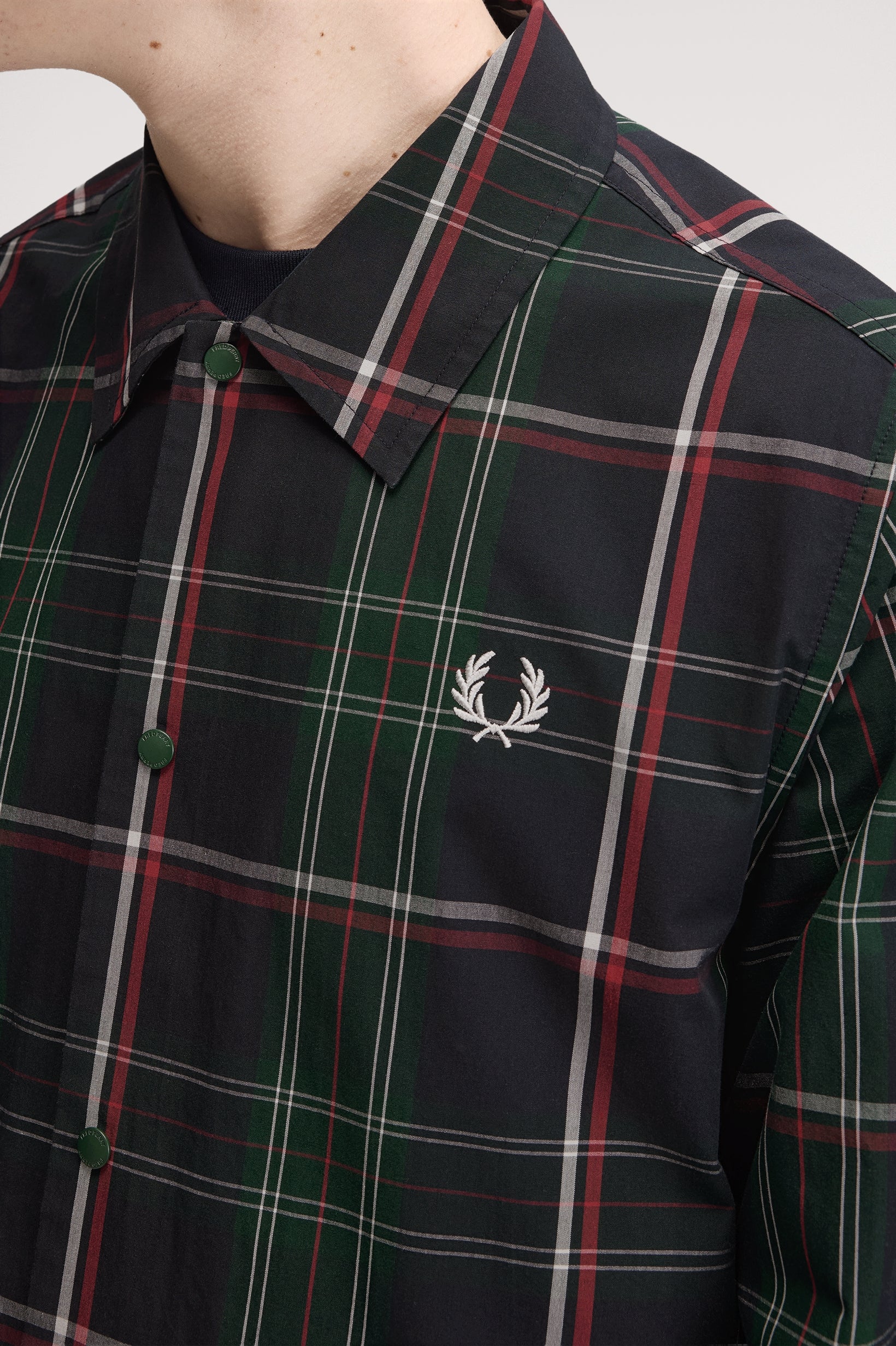 Fred Perry Tartan Overshirt M3466