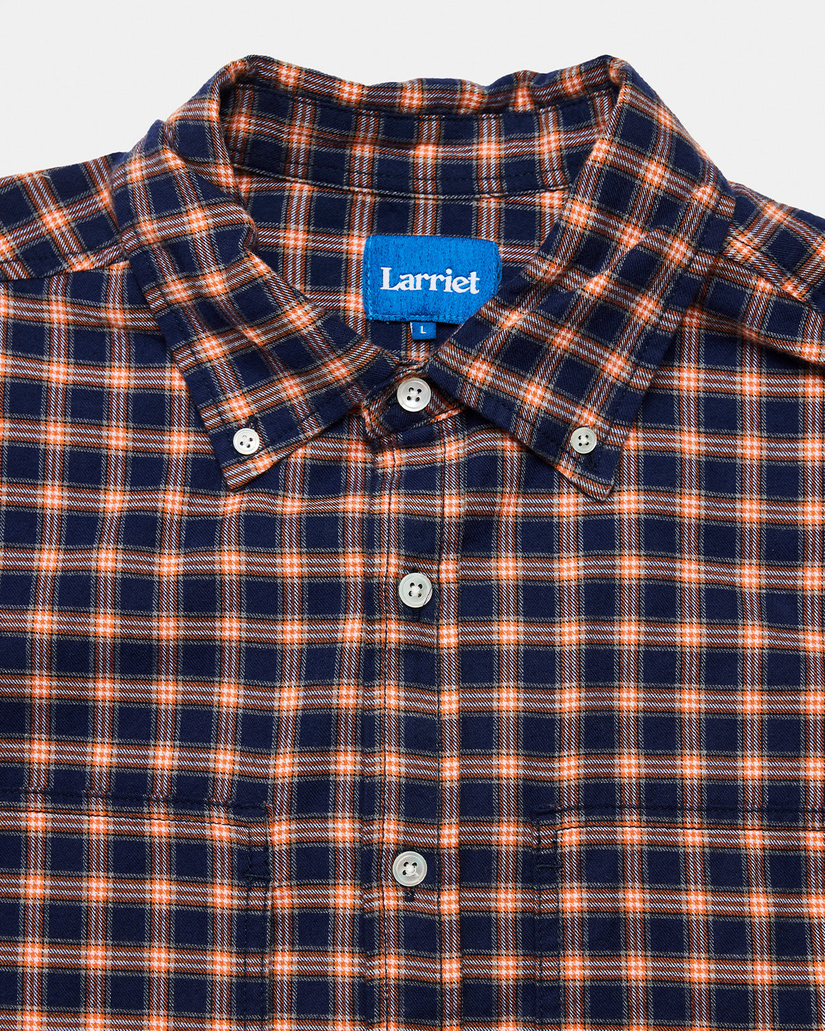 Larriet Grant Shirt - Navy Plaid