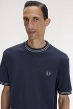 Fred Perry Ribbed Jersey T-Shirt M8679