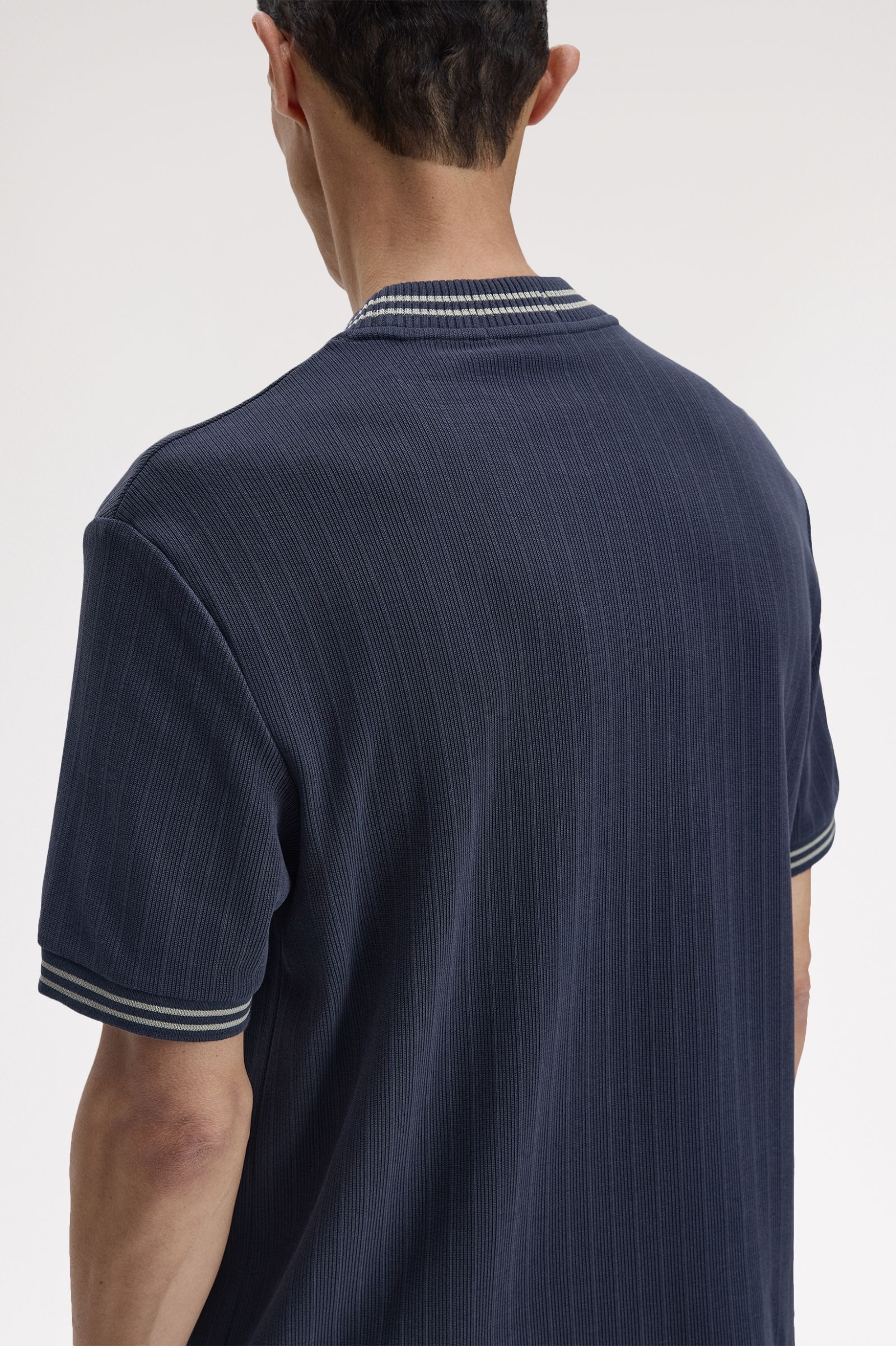 Fred Perry Ribbed Jersey T-Shirt M8679