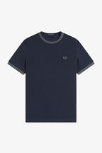 Fred Perry Ribbed Jersey T-Shirt M8679