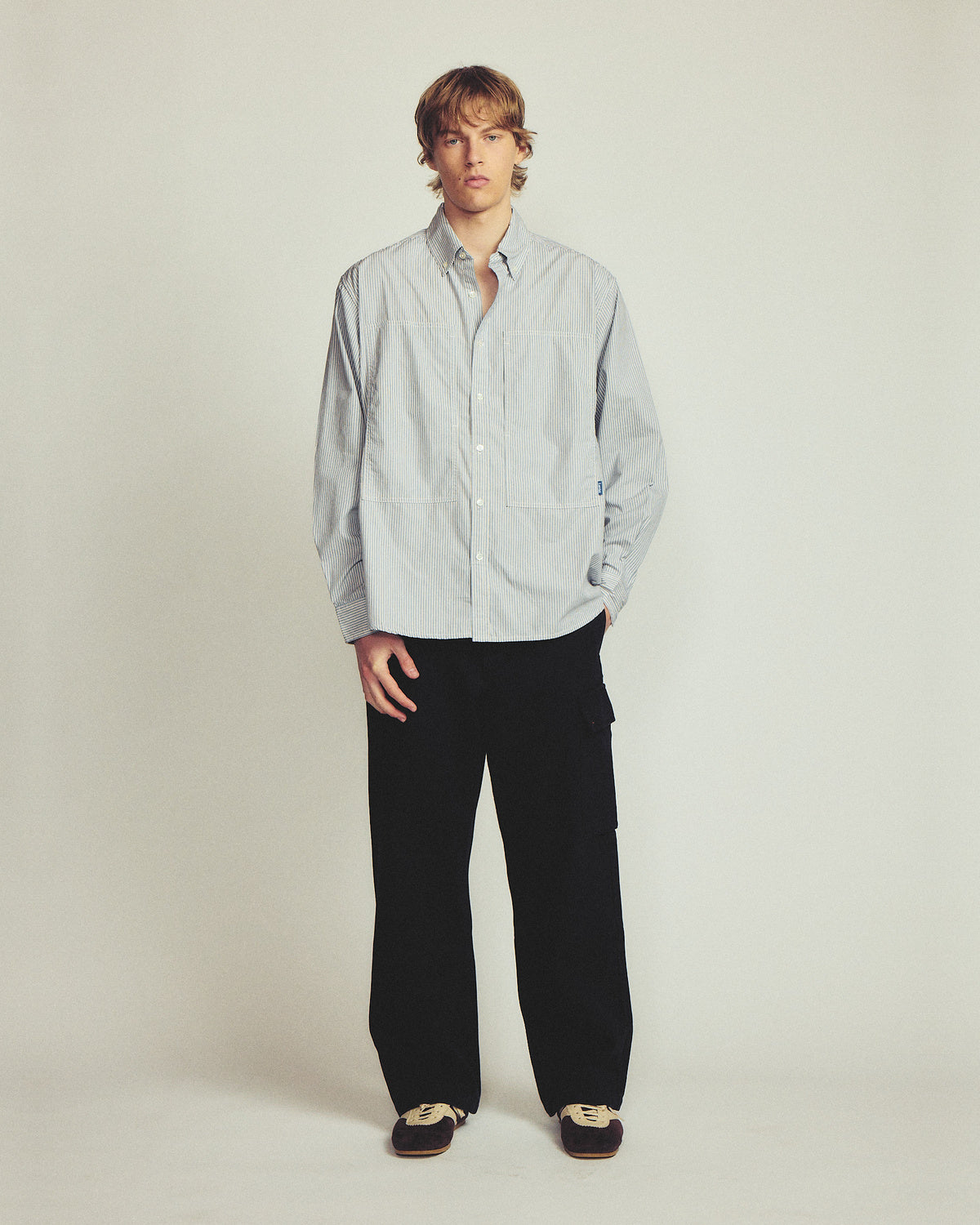 Larriet Grant Shirt - Sky Stripe
