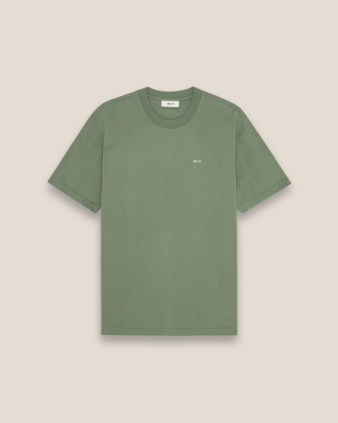 NN.07 Adam Embroidered Pima Cotton T-Shirt 3209 - Sea Spray