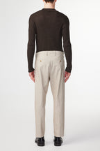 NN07 Bill Pleated Cotton Blend Trouser 1067