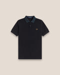 Fred Perry Black Watch Tartan Collar Polo M1762