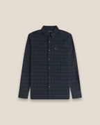 Fred Perry Brushed Black Watch Tartan Shirt M1735