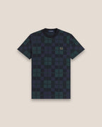 Fred Perry Black Watch Tartan T-Shirt