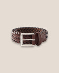 Anderson's A1097 Woven Leather Belt - Brown