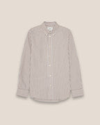 NN.07 Colby Button Down Oxford Shirt 5910 - Terracotta Stripe