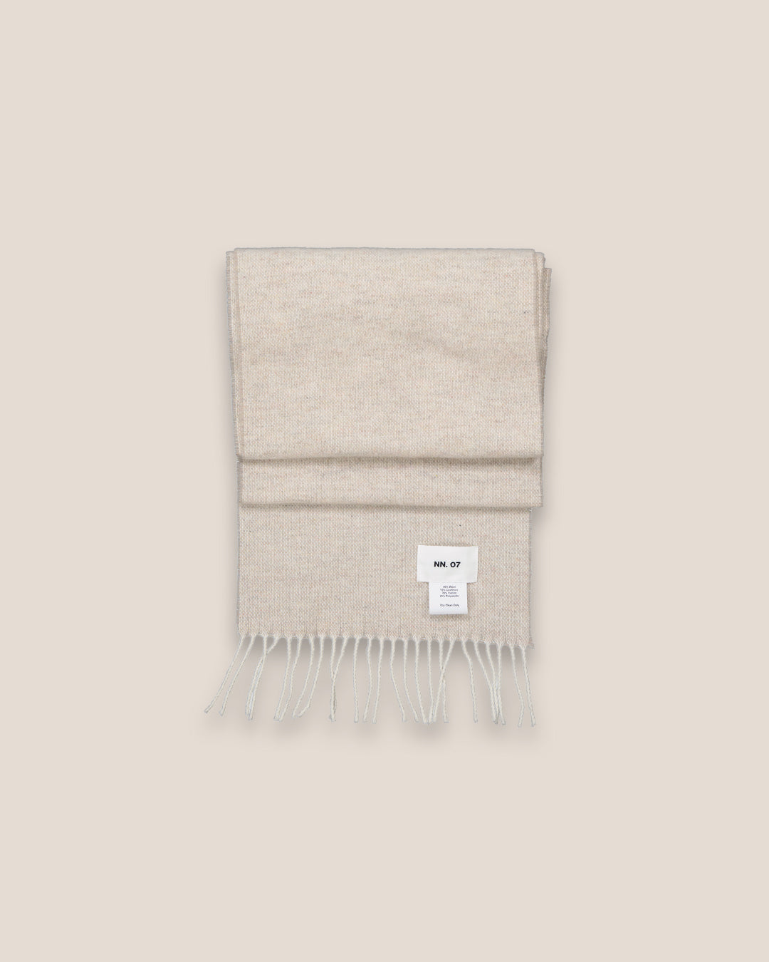 NN.07 Wool & Cashmere Blend Scarf 9008 - Ecru Multi