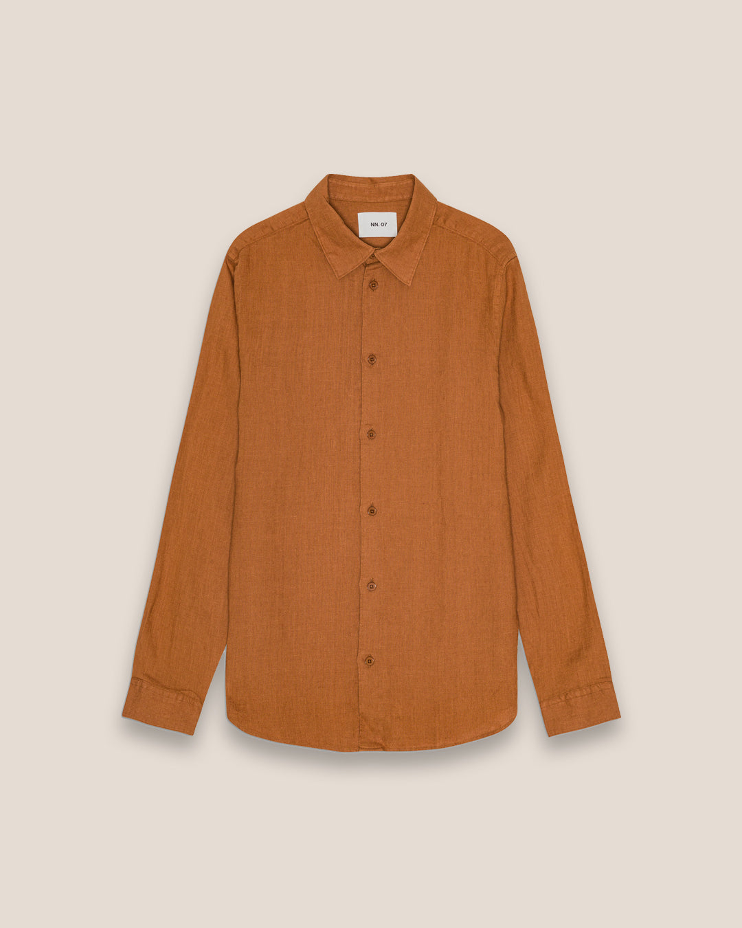 NN.07 Enzo Linen Shirt 5708 - Caramel