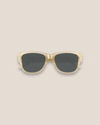 KAMO Flash Sunglasses - Tinted Transparent / Green Lense