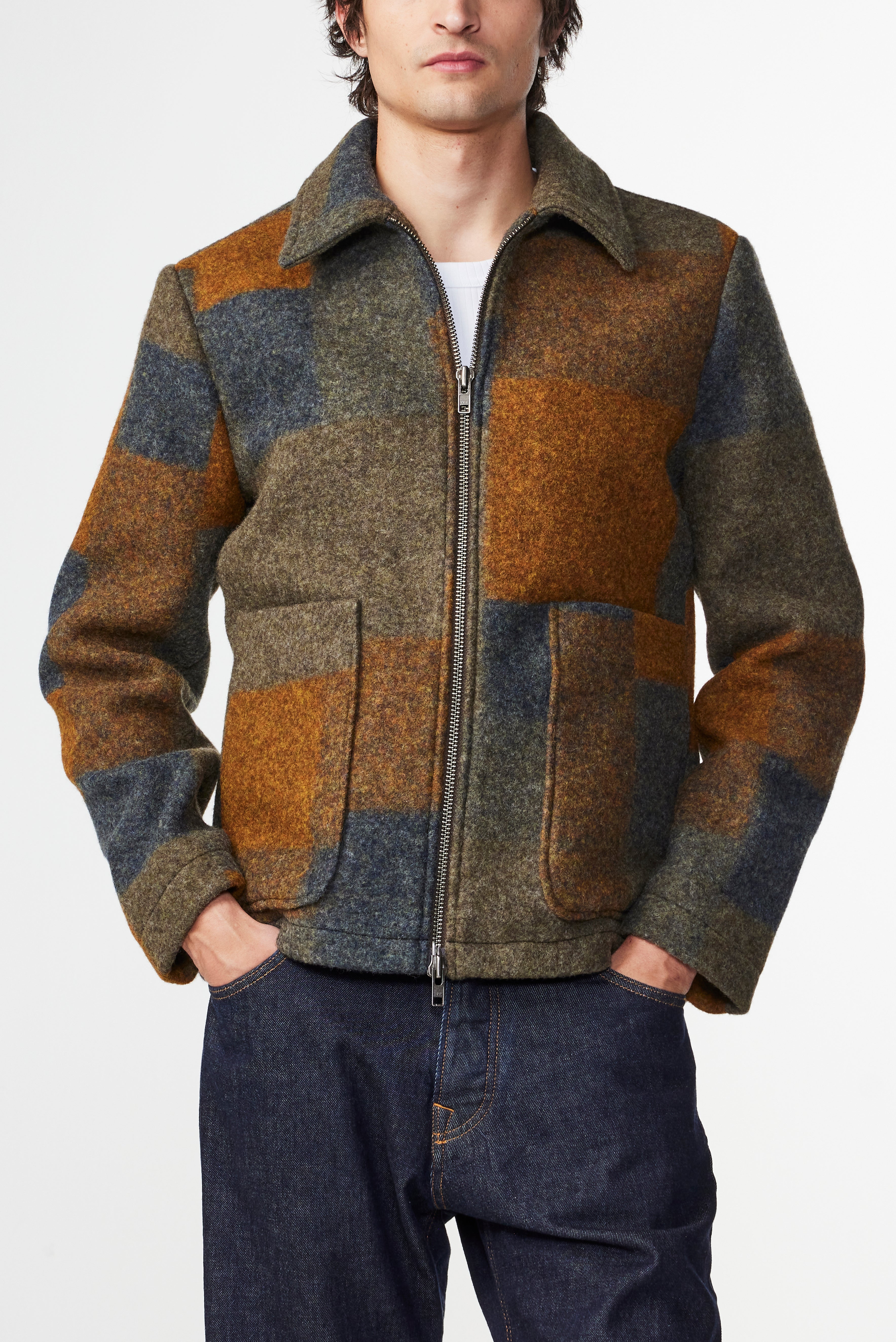 NN07 Wool Jacket Gael "The Bear" 8267