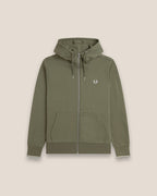 Fred Perry Hooded Zip Through Sweatshirt J7536