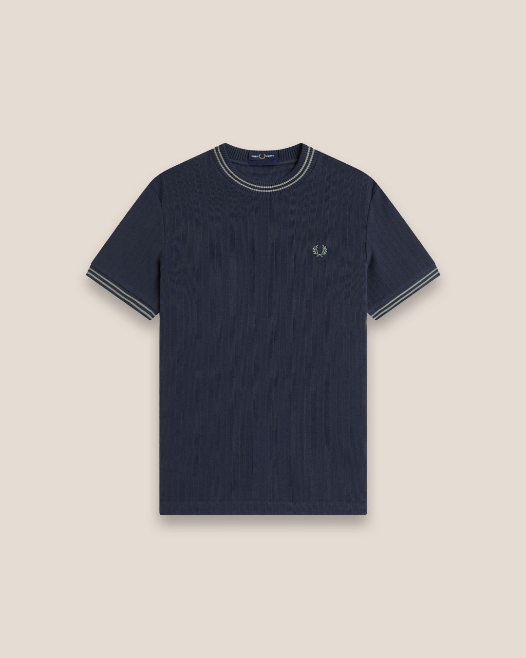 Fred Perry Ribbed Jersey T-Shirt M8679