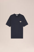 NN.07 Adam Applique Pima Cotton T-Shirt 3209 - Marine Navy