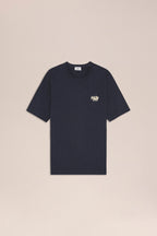 NN.07 Adam Applique Pima Cotton T-Shirt 3209 - Marine Navy