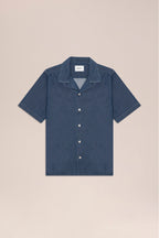 NN.07 Julio Indigo Twill Shirt 5765 - Medium Indigo