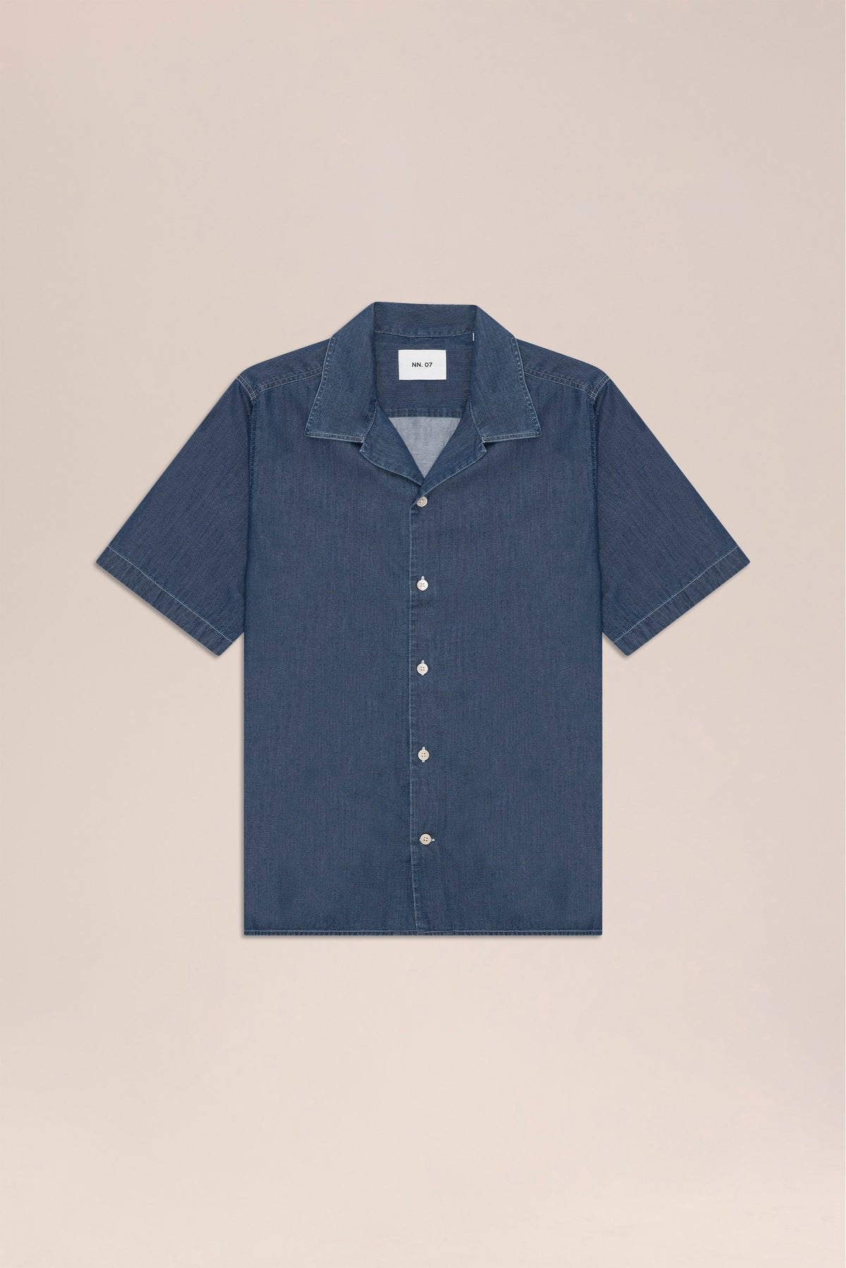 NN.07 Julio Indigo Twill Shirt 5765 - Medium Indigo