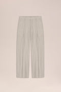 NN.07 Kay Relaxed Fit Linen Trousers 1455 - Grey Stripe