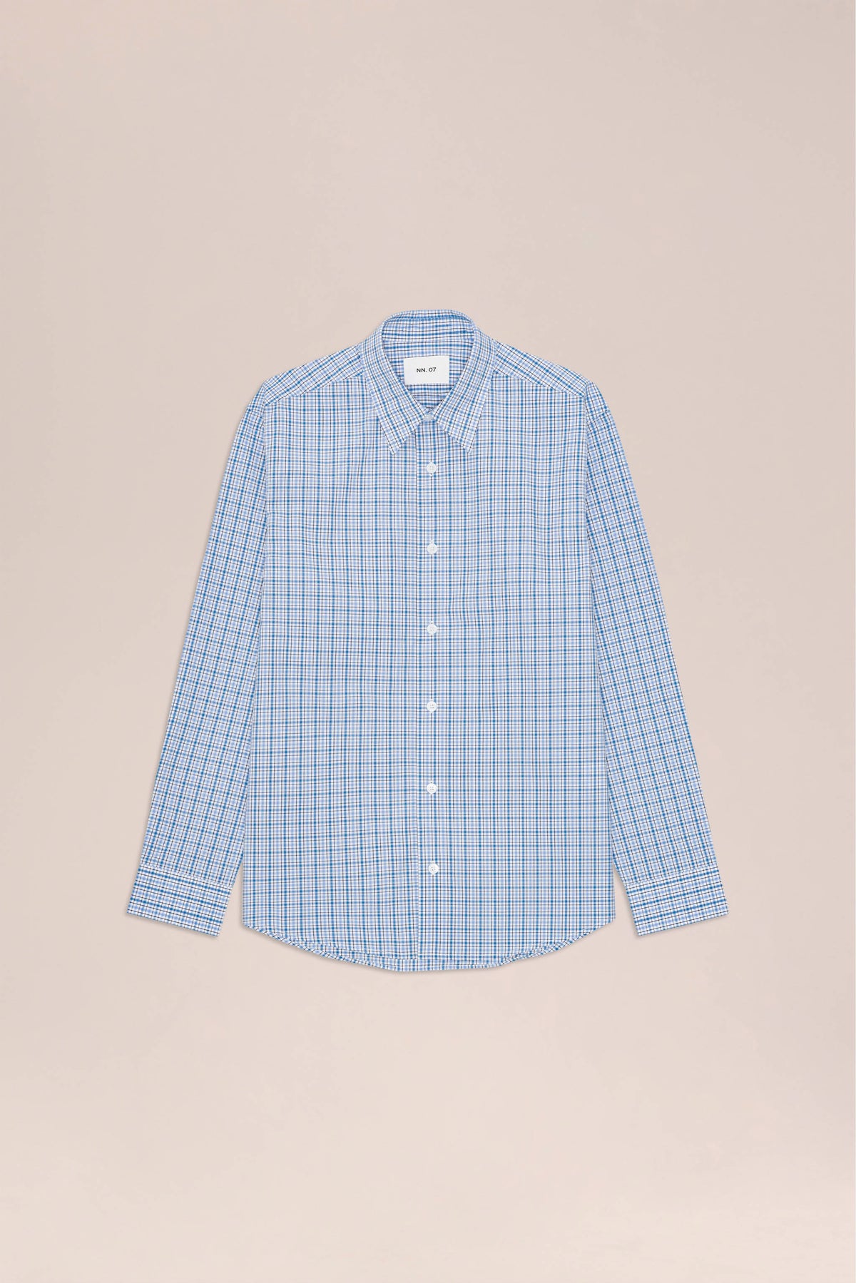 NN.07 Quinsy Check Shirt 50070 - Cobolt Check
