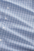 NN.07 Quinsy Check Shirt 50070 - Cobolt Check
