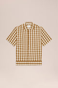 NN.07 Reed Short Sleeve Overshirt 50071 - Brown Check