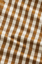 NN.07 Reed Short Sleeve Overshirt 50071 - Brown Check
