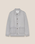 NN.07 Ollie Denim Overshirt 1882 - Light Grey Denim