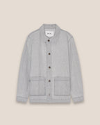 NN.07 Ollie Denim Overshirt 1882 - Light Grey Denim