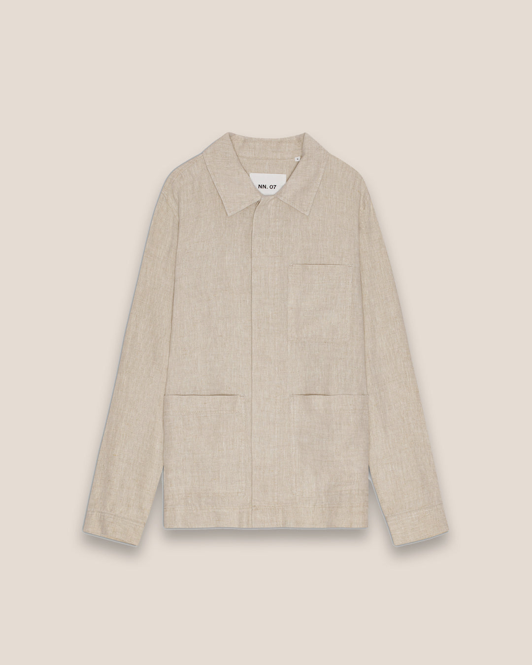 NN.07 Olav Linen Overshirt 1454 - Oat